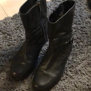 Anne Klein black booties